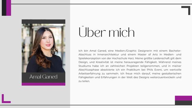 Design von Amal Ganed